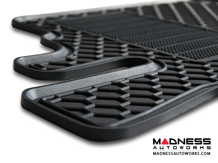 smart fortwo Floor Mats All Weather Rubber 451 model Deluxe